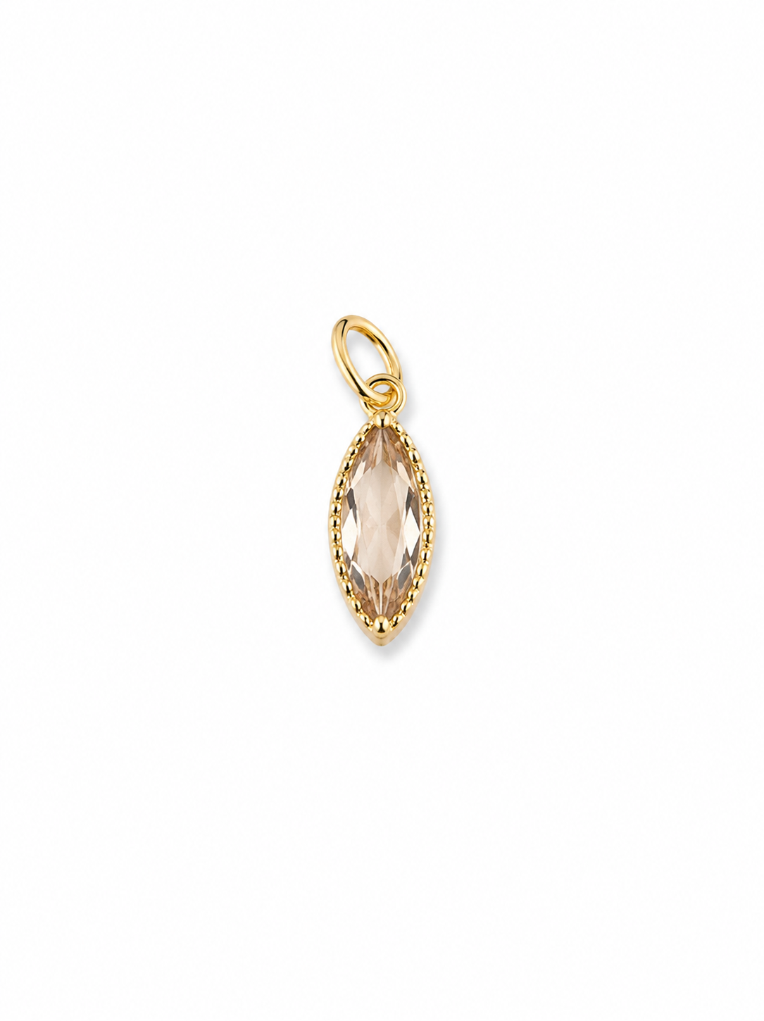Pink CZ Charm