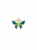 Blue-Green Butterfly Charm