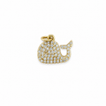 Blinged Out Whale Charm