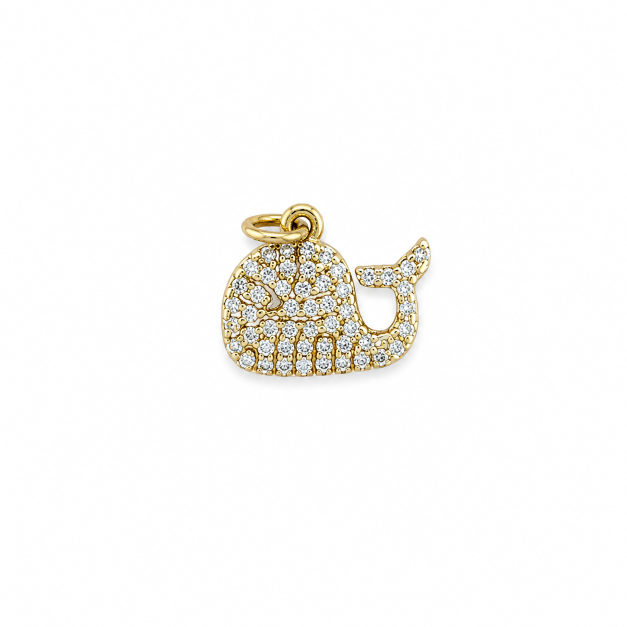 Blinged Out Whale Charm