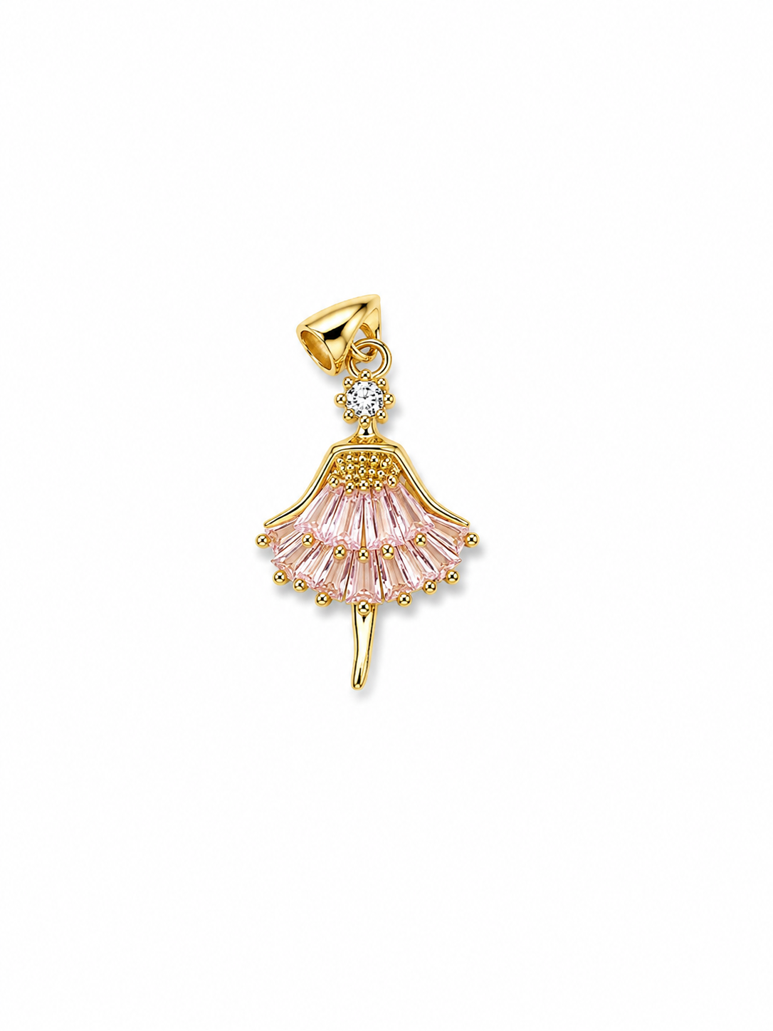 Pink Ballerina Charm