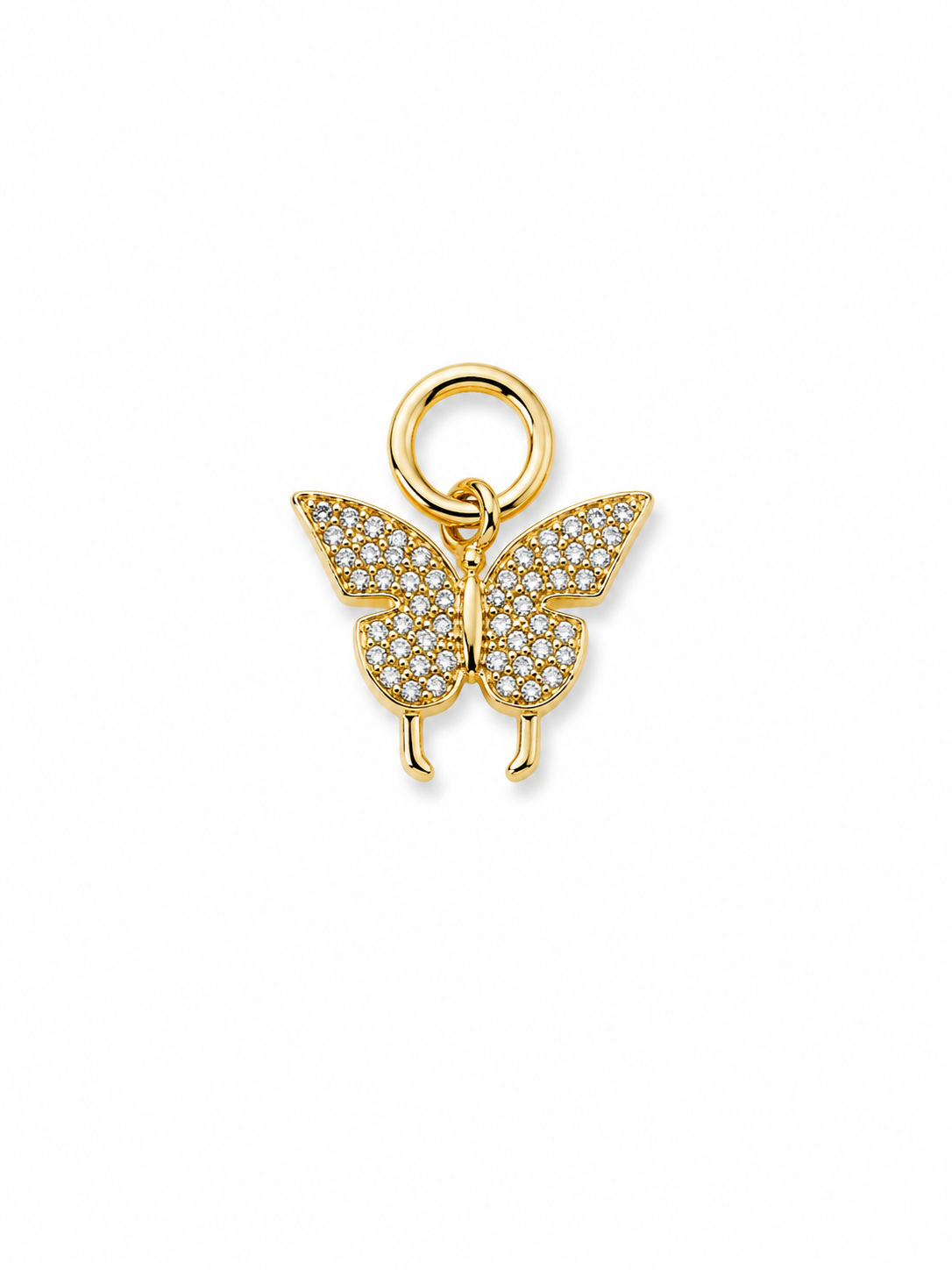 Wing Tip Butterfly Charm