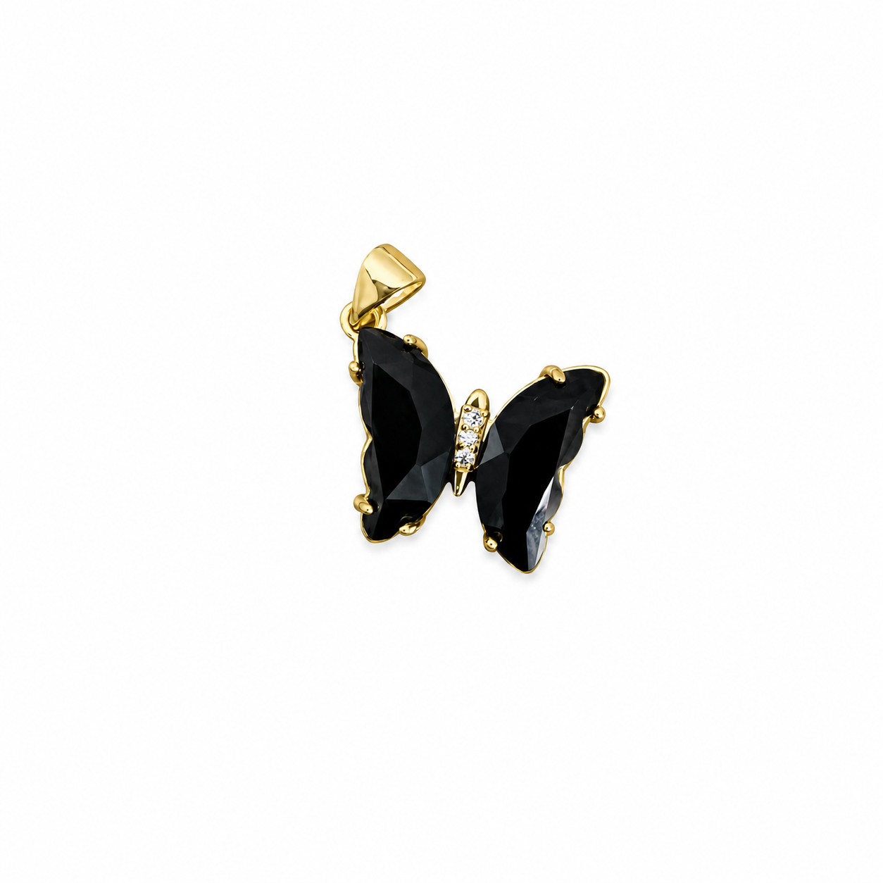Black Butterfly Charm