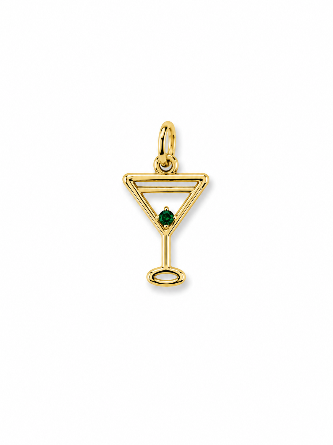 Martini Glass Charm