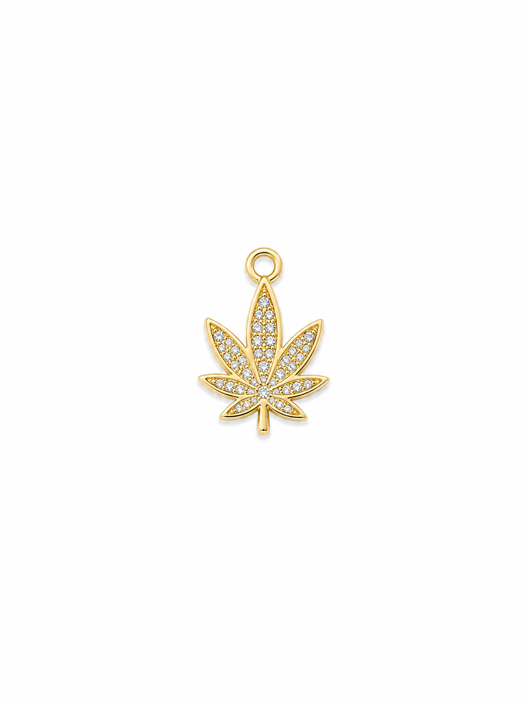 Green Leaf Charm