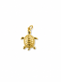 Gold Sea turtle Charm