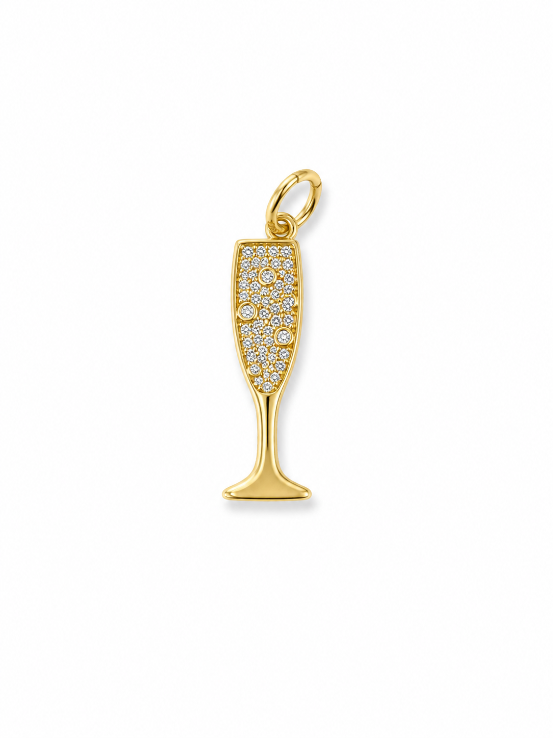 Champagne Glass Charm
