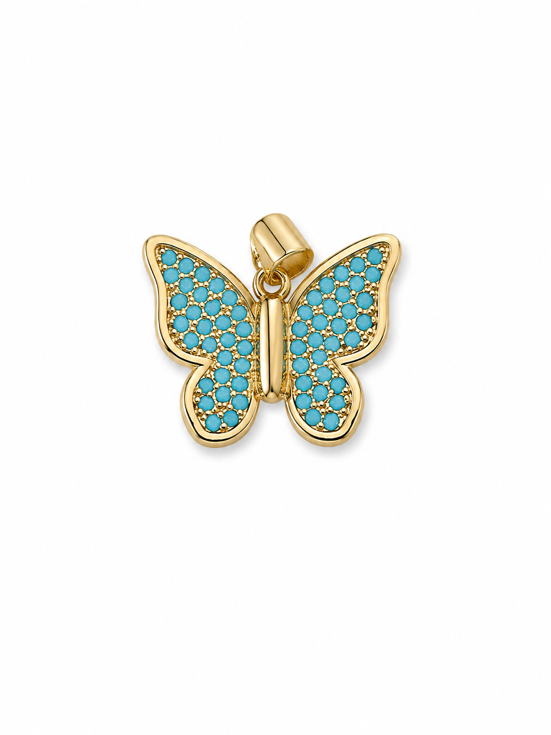 Blue Butterfly Charm