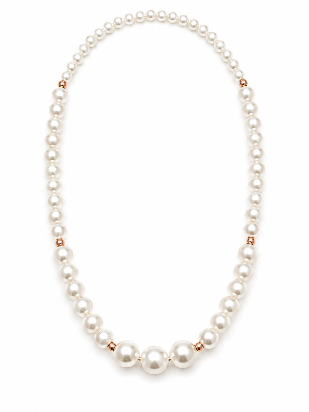 Gilded Pearl Necklace